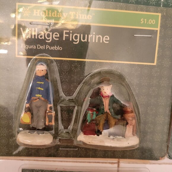 9 Holiday Time Santa Clause Carolers Christmas Holiday Village Accessories Decor - Picture 6 of 10